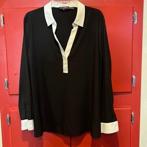 Black and white Karl Lagerfield shirt